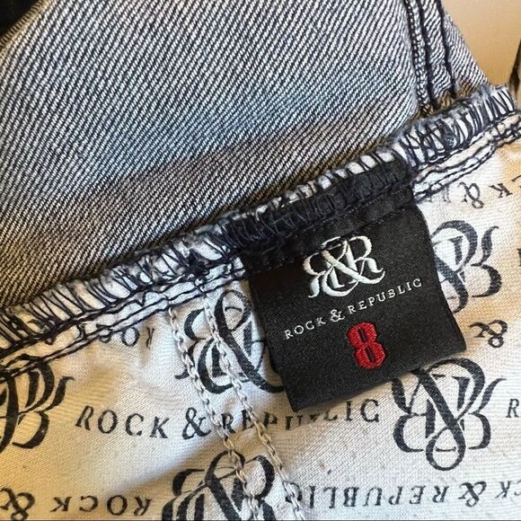 Rock & Republic star jean shorts - Picture 5 of 6